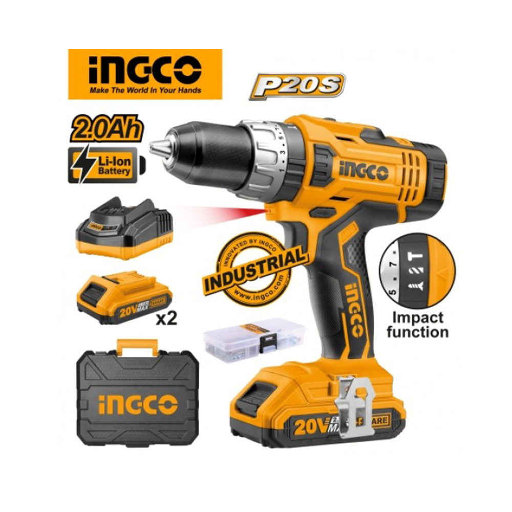 Impact-drill-lithium.jpg Lithium-Ion impact drill 20v - Image 1