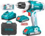 Total Powerful 20Volt Li-ion Cordless Drill TDLI2003