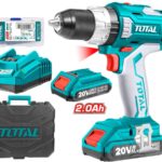 Total Powerful 20Volt Li-ion Cordless Drill TDLI2003
