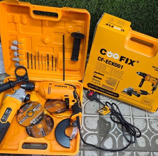 IMPACT DRILL + ANGLE GRINDER SET COOFIX