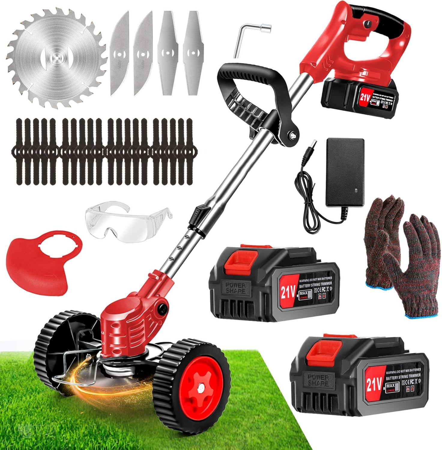 cordless-brush-cutter-with-wheels-1.jpg Cordless Brush Cutter with wheels - Image 1